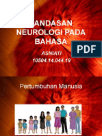 Landasan Neurologi Pada Bahasa PPT-1