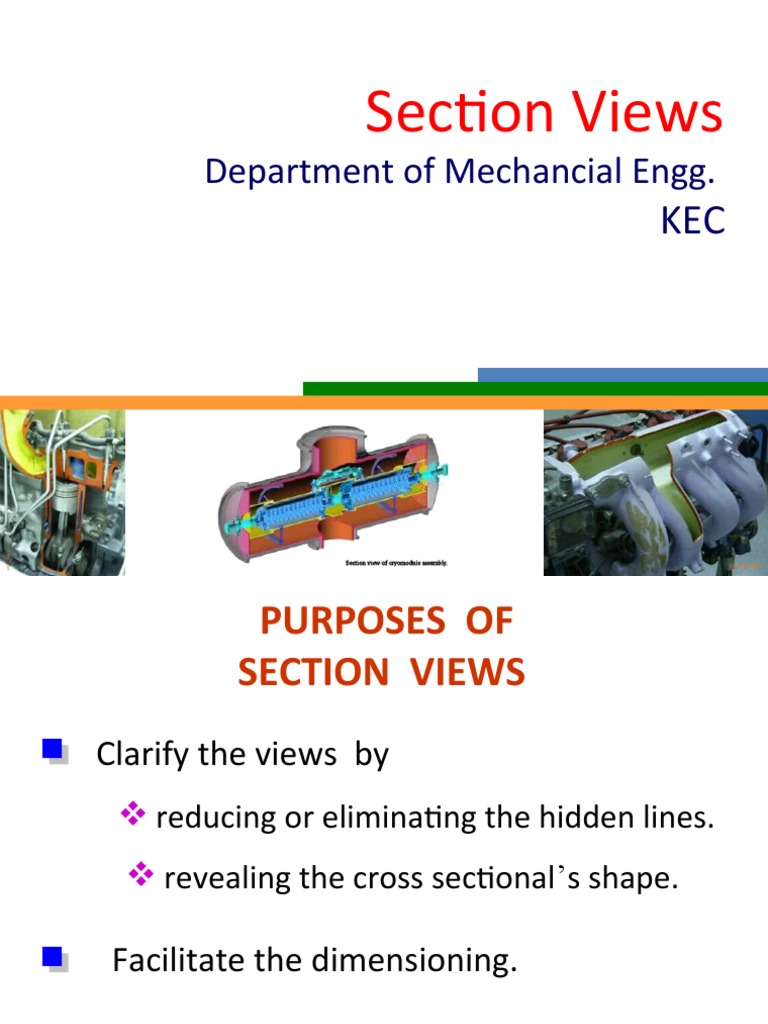 Understanding Section Views in Engineering | PDF | Plane (Geometry) | Space