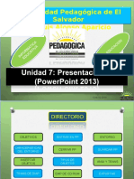 1. Introducciòn a la Microsoft powerpoint  2013