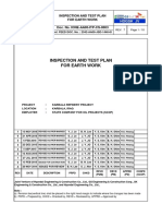 Inspection and Test Plan For Earth Work Doc. No. IONE-AA00-ITP-CS-0003