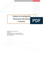 Vibraciones mecánicas de ventilador: análisis ISO 10816-3 y 2372