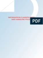 Information Classification and Handling Policy Guide