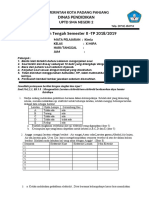 Soal Kimia X Uts 2 2018-2019 PDF