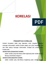 1 Statistika KORELASI Selasa 5 Mei 2020