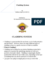 Cladding System: by Shubham Gupta (1213300152)