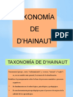 Taxonomía D'hainaut 2019