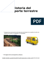 Historia Del Transporte Terrestre