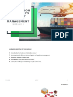 MODULE I - Introduction To Logistics and Supply Chain Management