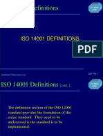 ISO 14001 Definitions ISO 14001 DEFINITION PDF