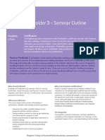 Paulson ProMolder 3 Course Outline PDF