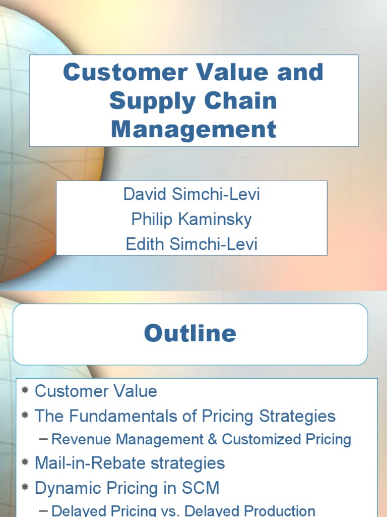 CH 10 Customer Value and Supply Chain Management | PDF | Pricing ...