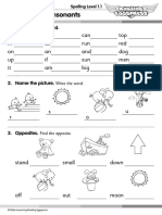 spelling worksheets