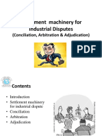 1.1 Settlement Machinery For Industrial Dispute PDF