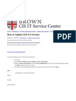 How To Update SAS 9.4 License PDF