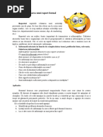 Raportul Formal PDF