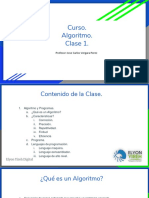 Curso Algoritmos Clase 1 Lenguajes Programación