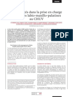 New Features in The Management of Labio Maxillo Palatal Clefts at The CHUV