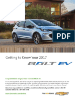 Getting To Know Your 2017: Congratulations On Your New Chevrolet Bolt EV