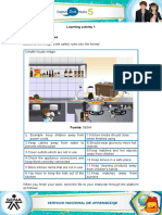 Learning Activity 1 Evidence: Safety Rules: Based On The Image Write Safety Rules Into The Format