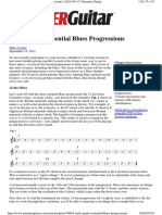 Style Guide: Essential Blues Progressions: Chops: Intermediate Theory: Intermediate Lesson Overview
