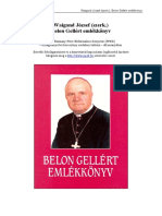 Waigand Jozsef Belon Gellert Emlekkonyv 1