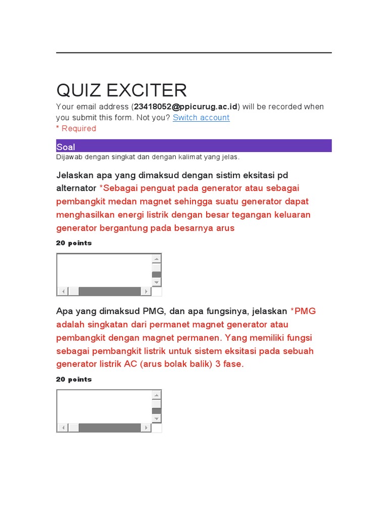 Sistem Eksitasi Generator Listrik | PDF | Komputer | Teknologi & Rekayasa