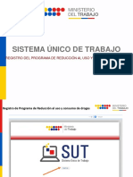 Registro SUT - REGISTRO DEL PROGRAMA DE REDUCCIÓN AL USO Y CONSUMO DE DROGAS