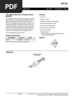 10A, 400V, 0.550 Ohm, N-Channel Power Mosfet Features: File Number 2311.3 Data Sheet July 1999