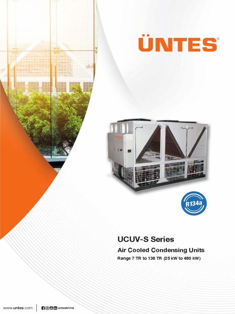 UCUV-S Series Air Cooled Condensing Units | PDF | Air Conditioning ...