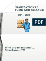 Organizational Structure and Change CP - 201