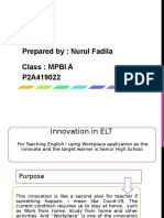 Prepared By: Nurul Fadila Class: MPBI A P2A419022