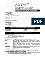 Biovex: Material Safety Data Sheet