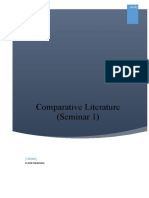 Comparative Literature (Seminar 1) : (Sirens)
