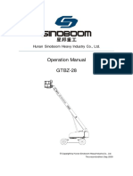 Operation Manual GTBZ-28: Hunan Sinoboom Heavy Industry Co., LTD