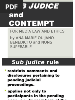 And Contempt: For Media Law and Ethics by Ana Marie Quijano-Benedicto and Nons Superable