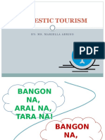 Domestic Tourism Regions and Cities
