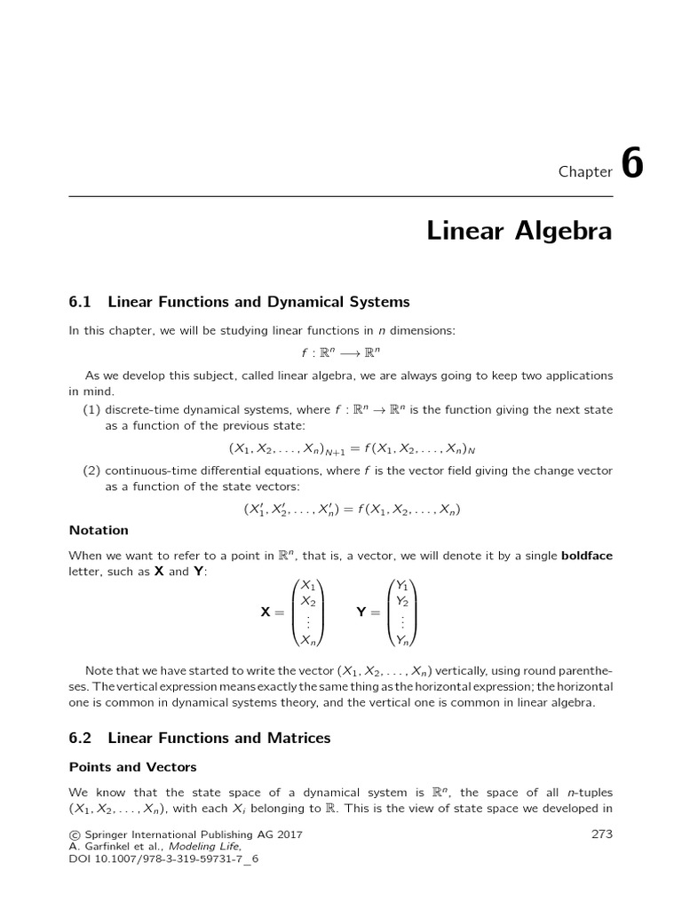 Linear Algebra Matrix Mathematics Vector Space