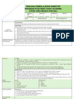 Rencana Pembelajaran Semester Program Studi Ners Tahap Akademik Stikes Wira Medika Ppni Bali