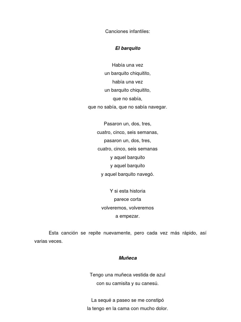 Canciones Infantiles Naturaleza