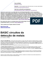 Circuitos Básicos de Detecção de Metais