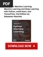 PDF Python Machine Learning: Machine Learning and Deep Learning With Python, Scikit-Learn, and Tensorflow, 2Nd Edition by Sebastian Raschka