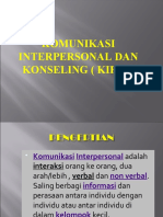 KONSELING KOMUNIKASI INTERPERSONAL