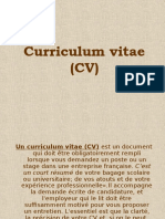  - Curriculum vitae (CV) 