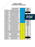 Jadwal Ledaer Kloter 1