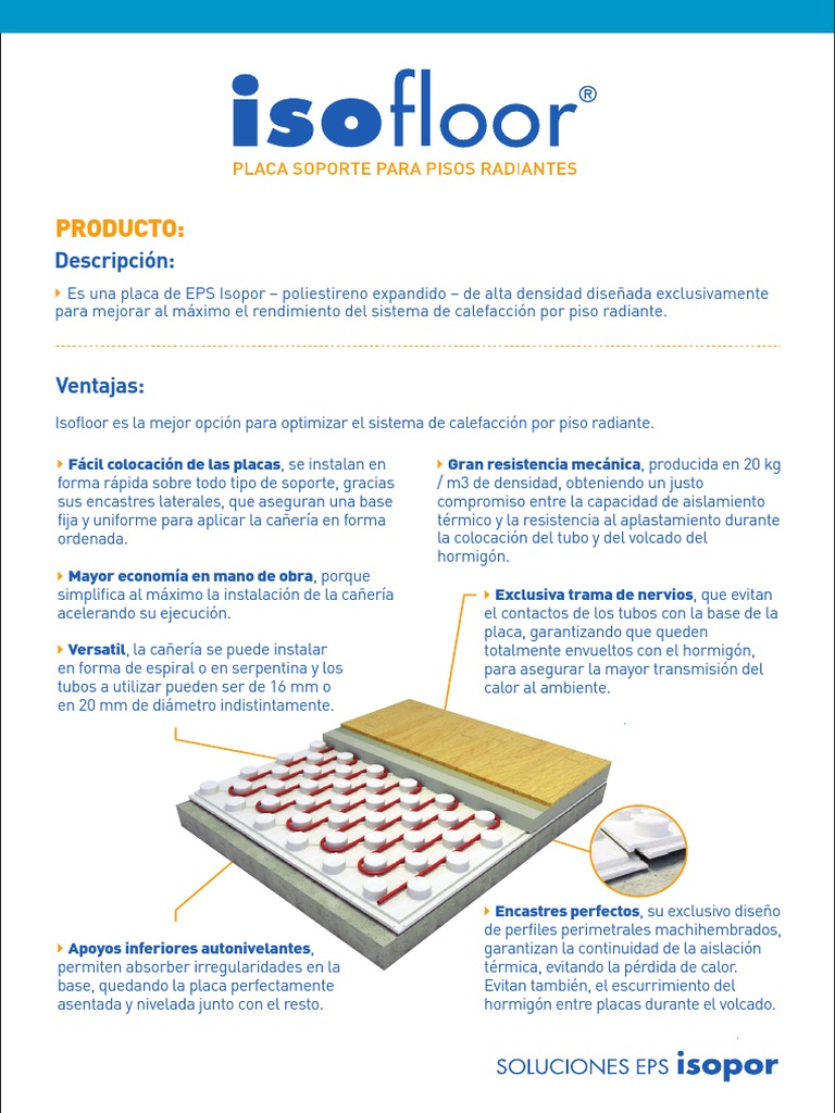 Aislantes Termicos Placa Soporte De Eps Isopor Aislamiento Termico Hormigon