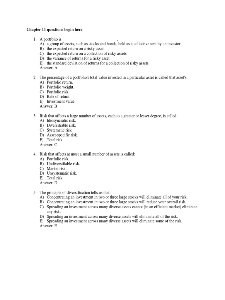 Chapter 11 Questions Begin Here | PDF
