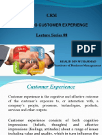 Managing Customer Experience: Khalid Bin Muhammad Institute of Business Management