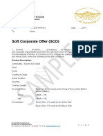 Soft Corporate Offer (Sco) : KH Gold Refinery GMBH & Co - KG