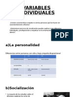 Variables indIVIDUales