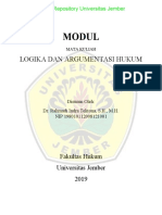 F. H - Modul - Rahmadi Indra T - LOGIKA DAN ARGUMENTASI HUKUM